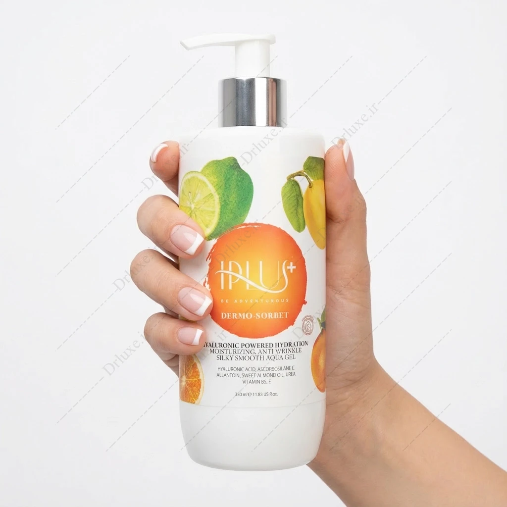 ژل آبرسان و نرم کننده اسکوربیل فسفات و هیالورونیک اسید آی پلاس